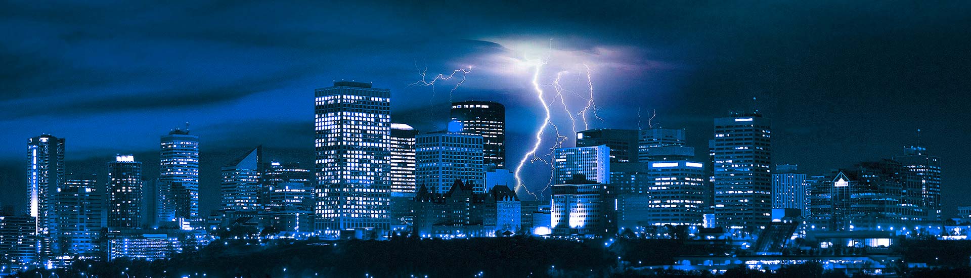 Edmonton Skyline | Lightning IT Services | Alberta's Top Choice for IT Services